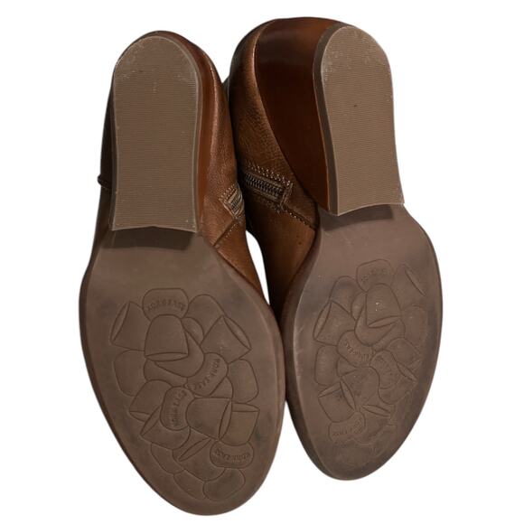 Kork Ease Natalya Wedge Bootie Sz 9.5 Brown Leather Ankle Boot - Picture 13 of 13